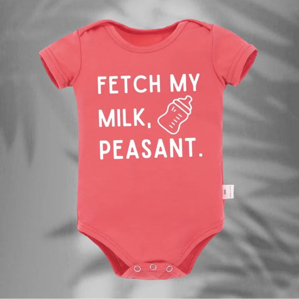 *NWT*🍼 fetch my milk onesie 6m